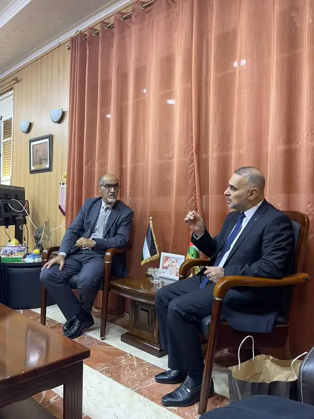 À l’ambassade de l’État de Palestine à Alger