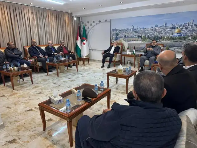 Rencontre de soutien à la cause palestinienne en présence d’Oussama Hamdan