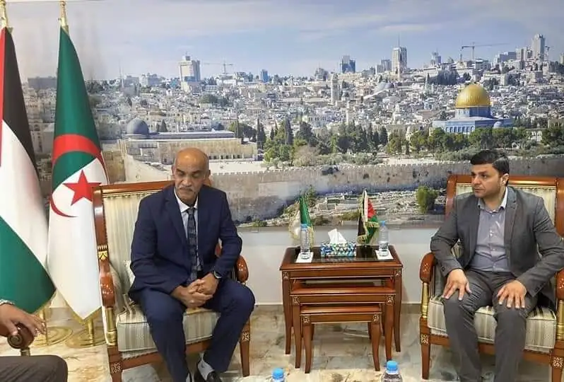 Le Bloc présente ses condoléances au représentant des factions palestiniennes en Algérie après la mort de Mohammed Deif et de ses compagnons