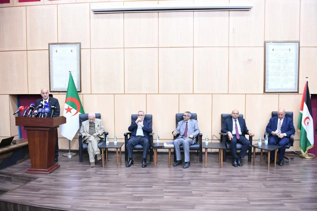 Le Bloc Hisn Al-Mateen au colloque du 53e anniversaire de la fondation du Front Polisario à Alger