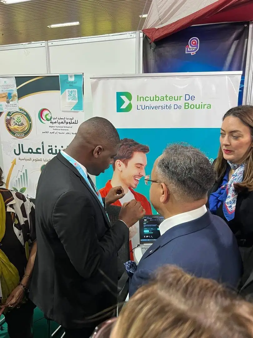 رئيس لجنة الدراسات والاستشراف بالتكتل يعرض مؤسسته الناشئة SIKL في المعرض الدولي للسياحة والأسفار