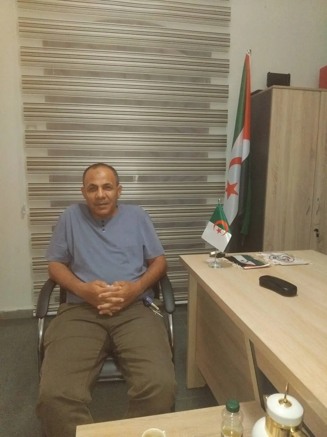 تكتل الحصن المتين يستقبل رئيس تحرير جريدة أفريكا نيوز ميلود بن عمر بمقره